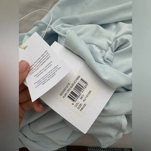 Significant Other Alma Long Sleeve Dress in dreamy Sky Blue - Picture 7 of 10